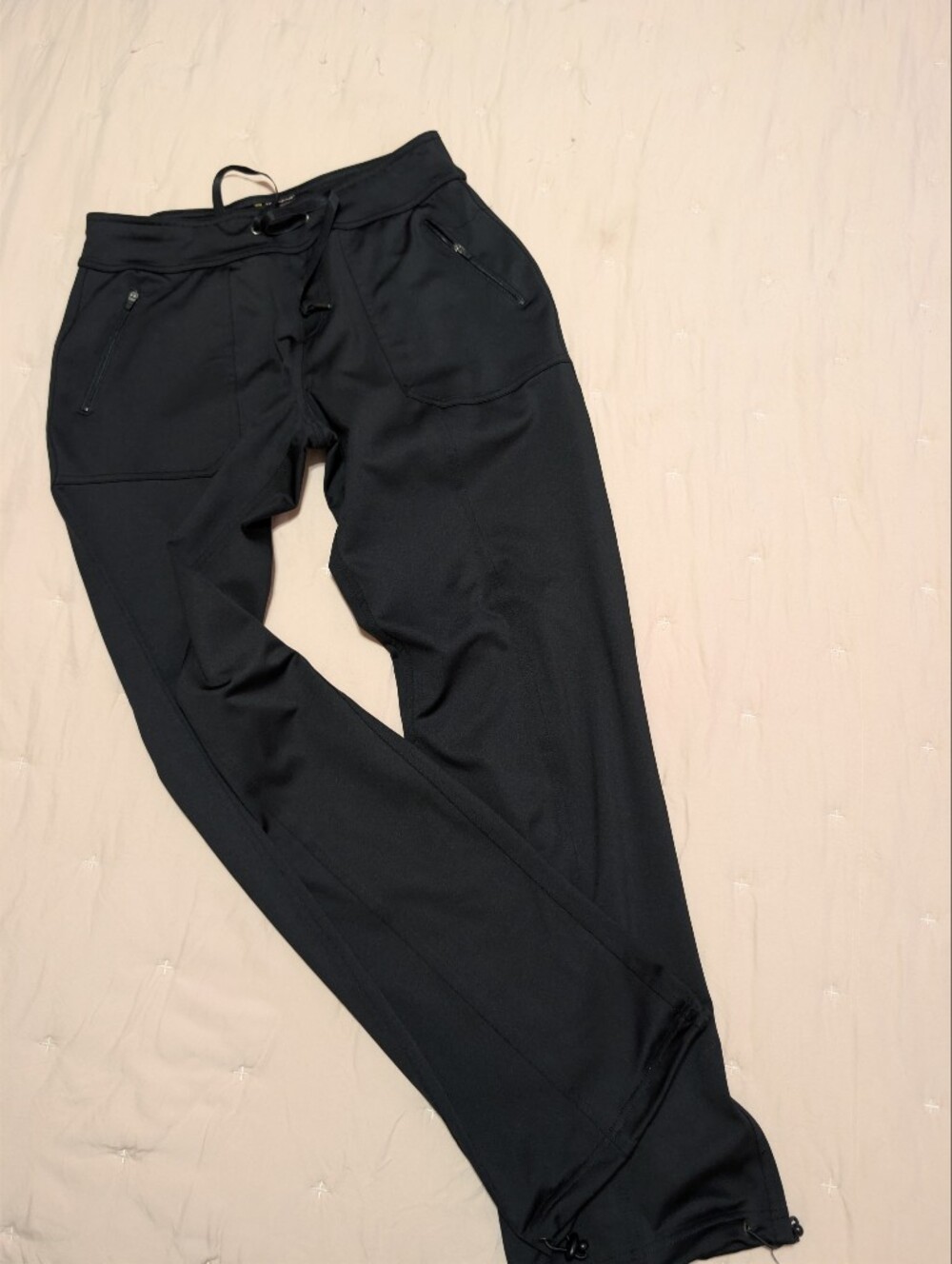 Tek Gear Women's On-The-Go Stretch Athletic Joggers Pants - Black - S